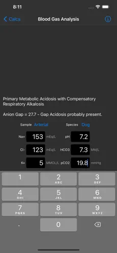 VetPDA Calcs screenshot 2