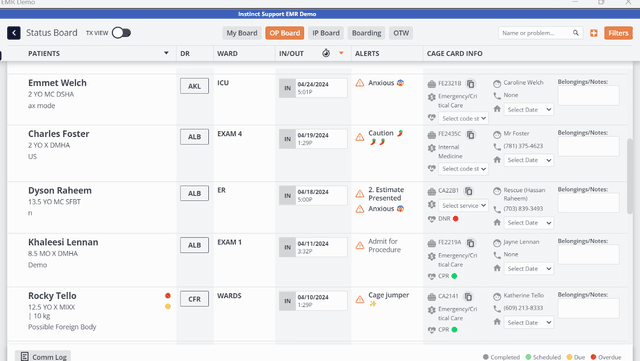 Instinct EMR screenshot 1